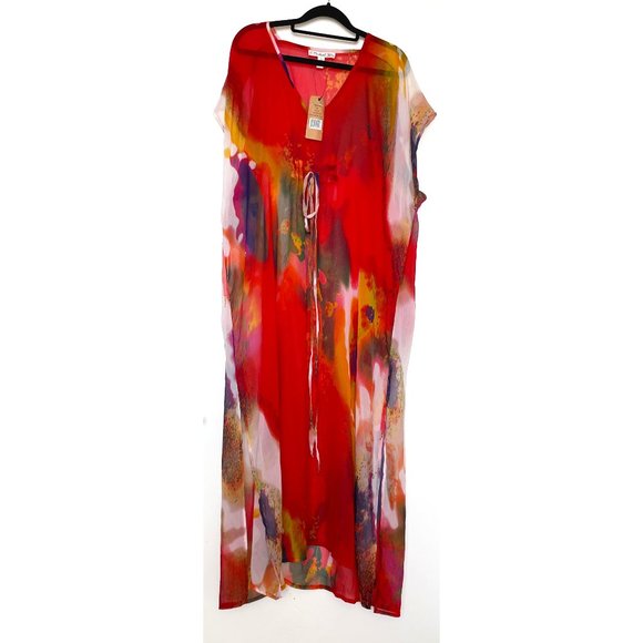 Michael Stars Pastel Gardens Coverup - Picture 3 of 6